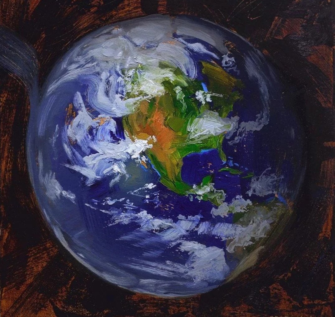 Земля космос в живописи