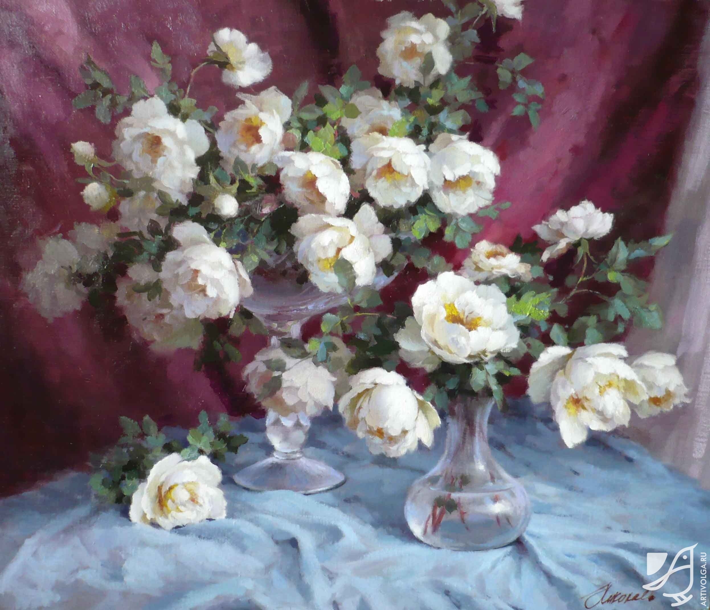 Юрий Николаев художник цветы