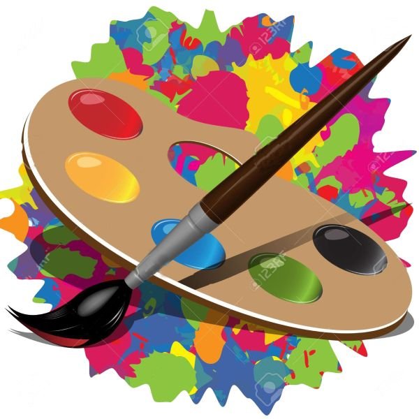 Палитра и кисти