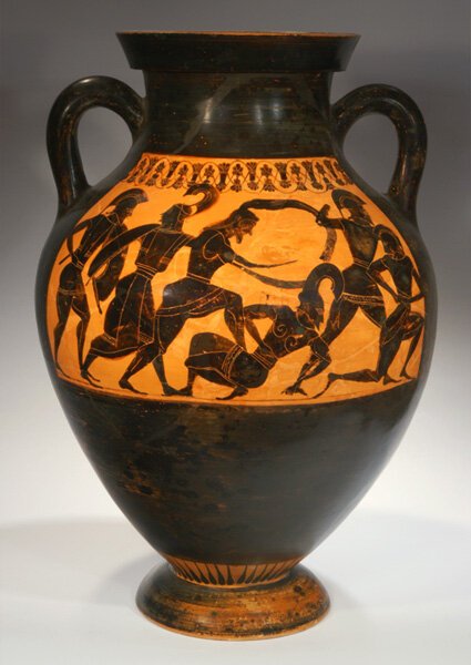 Искусство древней Греции чернофигурная вазопись