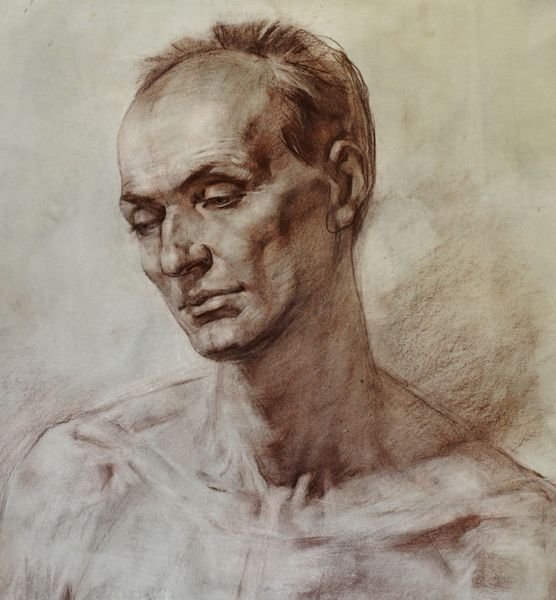 Натурщик портрет Академическая живопись