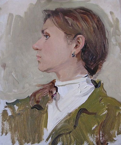 Академия Репина автопортрет