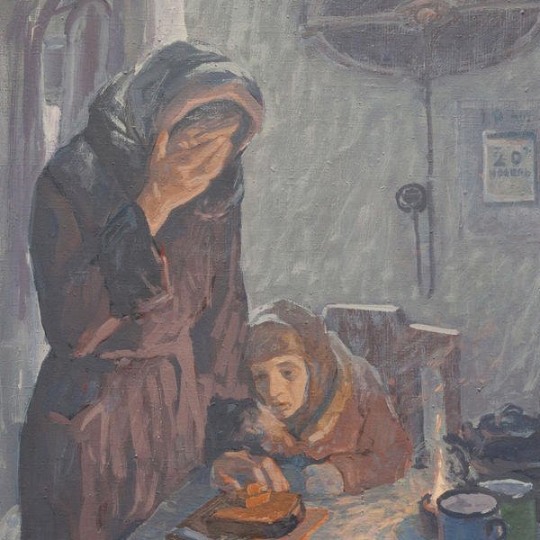 Художник Николай Репин. Блокадный хлеб