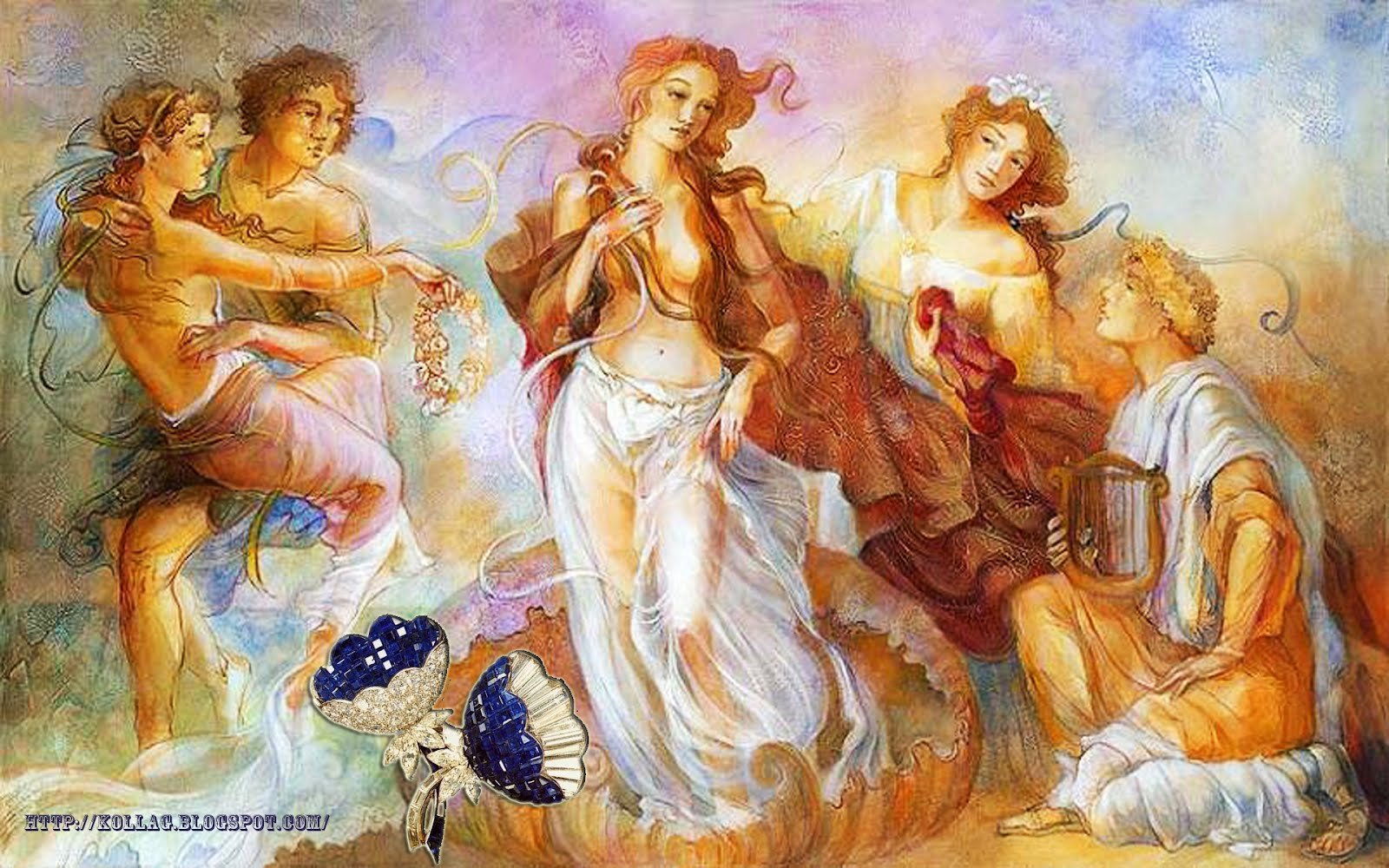 Афродита богиня древней Греции картины