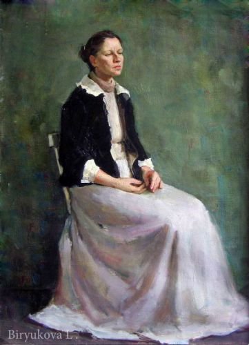 Фигура в интерьере живопись