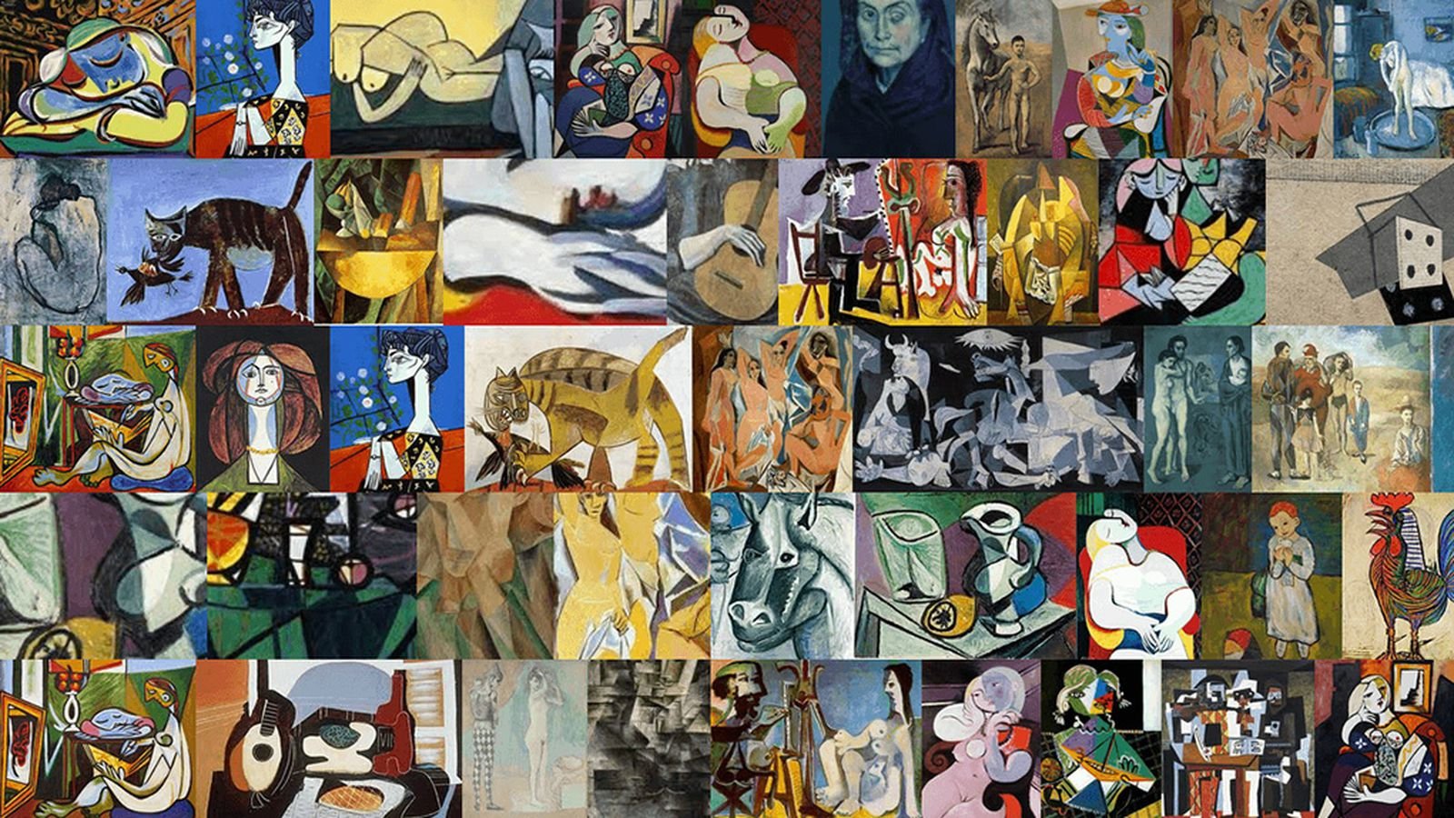 Пабло Пикассо коллаж