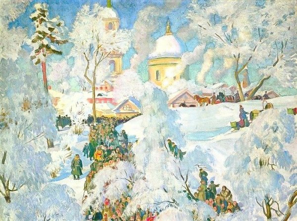 Художник Владимир Жданов. " За дровами".