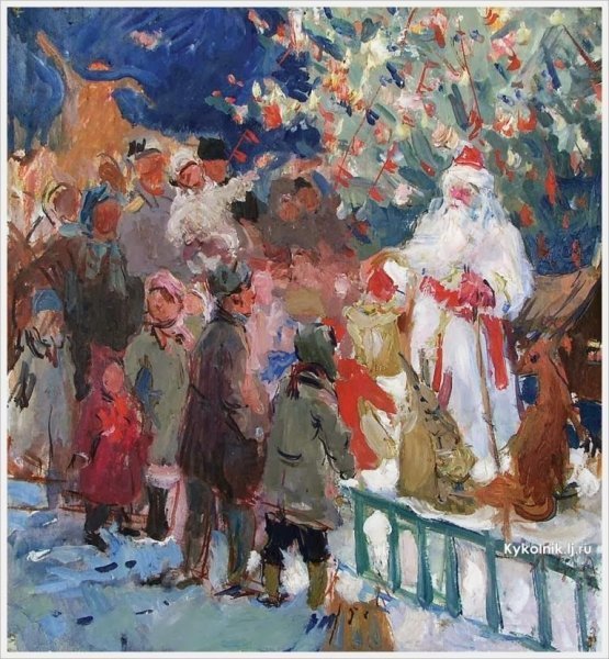 Картина Колхозный праздник Герасимов