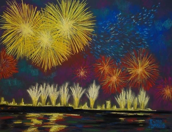 Изо праздничный салют