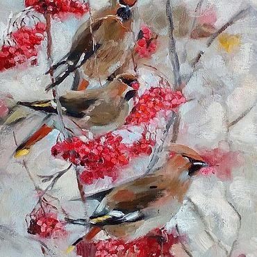 Художник Виктор Гайворонский свиристели