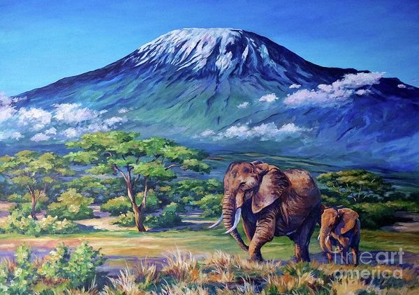 Килиманджаро иллюстрация