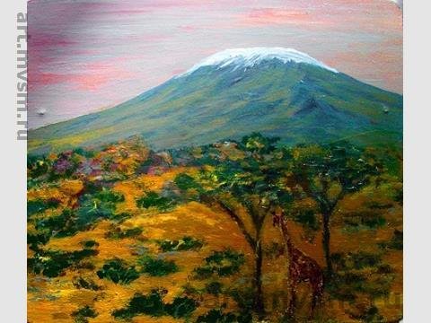 Гора Килиманджаро картины