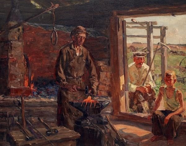 Художник Плахов кузница