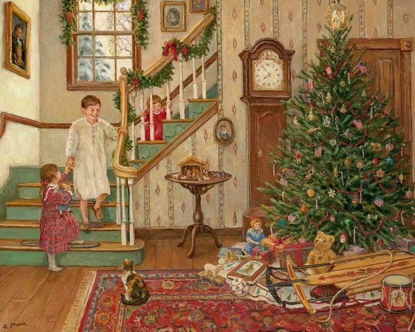 А.Ф. Чернышев "Рождественская ёлка в Аничковом Дворце"