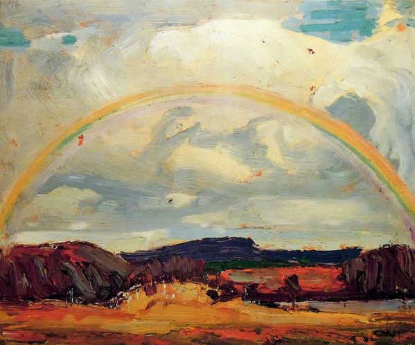 Радуга в живописи Европы