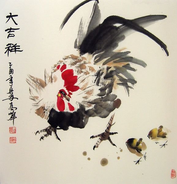 Китайская живопись гохуа стиль Сеи