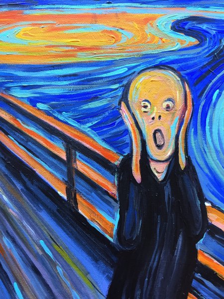 Эдвард Мунк крик 1893