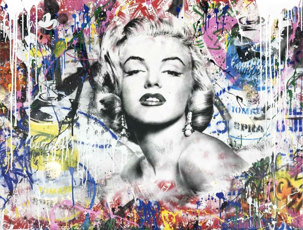Портрет Мэрилин Монро в стиле Энди Уорхола