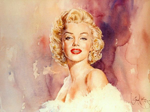 Художник портрет Мерлин Монро
