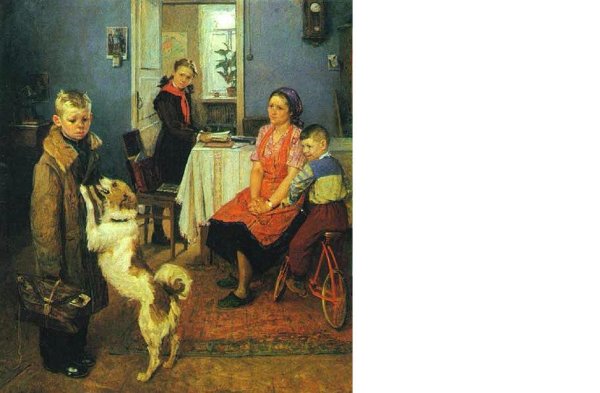 Ф. Решетников «опять двойка» (1952)