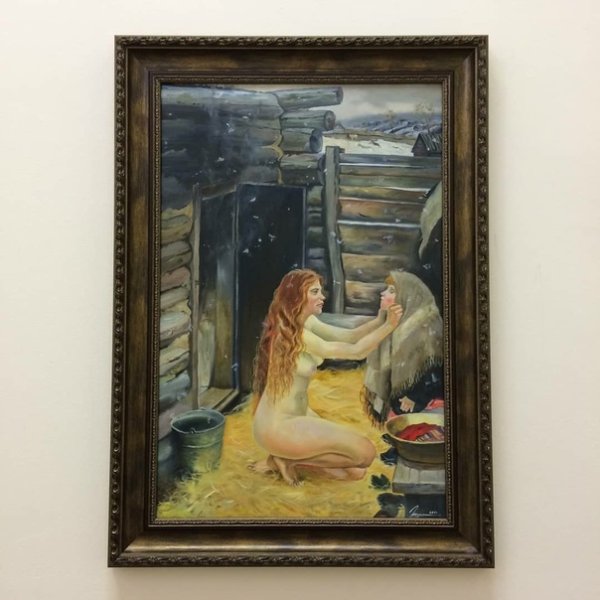 Пластов Весна в бане