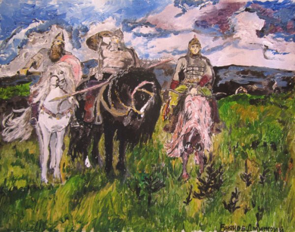 Васнецов три богатыря картина