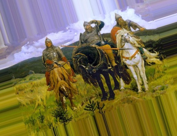Богатыри Васнецов Третьяковка