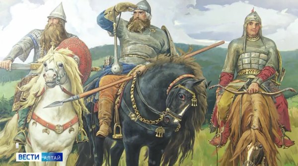 Картина в м Васнецова богатыри