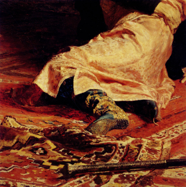 Иван Грозный и сын его Иван 16 ноября 1581 года. 1885