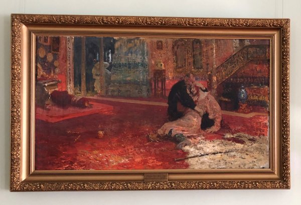 Иван Грозный и сын его Иван 16 ноября 1581 года