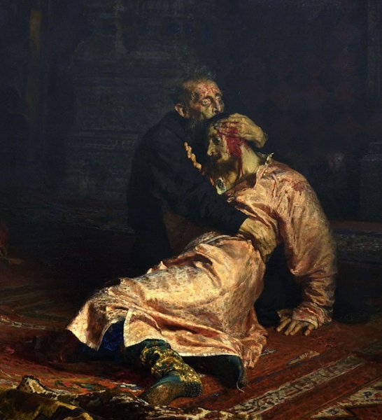 Иван Грозный и сын его Иван 16 ноября 1581 года