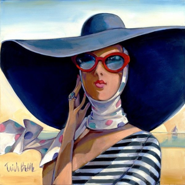 Пейзаж с людьми