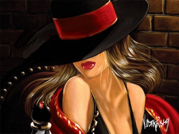 Девушка в шляпе