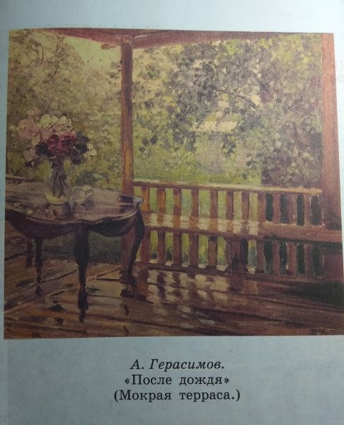 Герасимов художник мокрая терраса