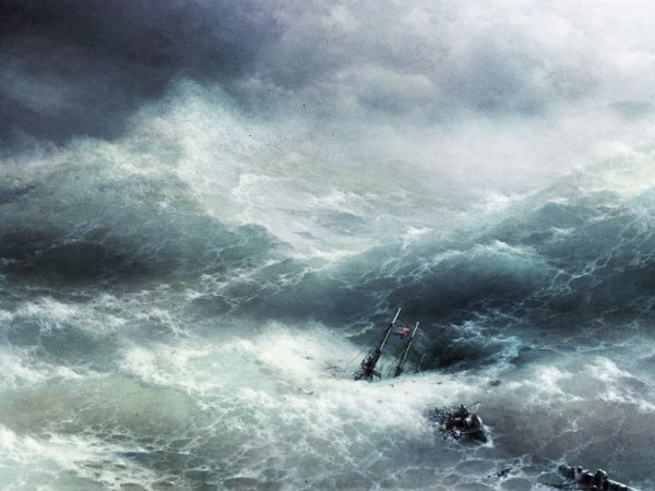 Айвазовский волна 1889