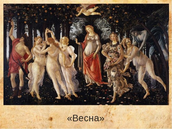Боттичелли картины