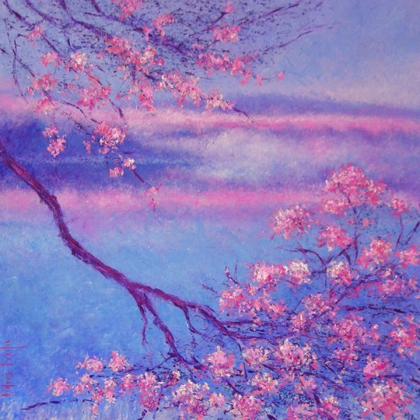 Картины в розовых тонах