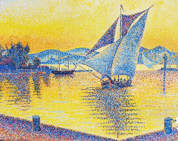 Порт в Марселе Поль Синьяк