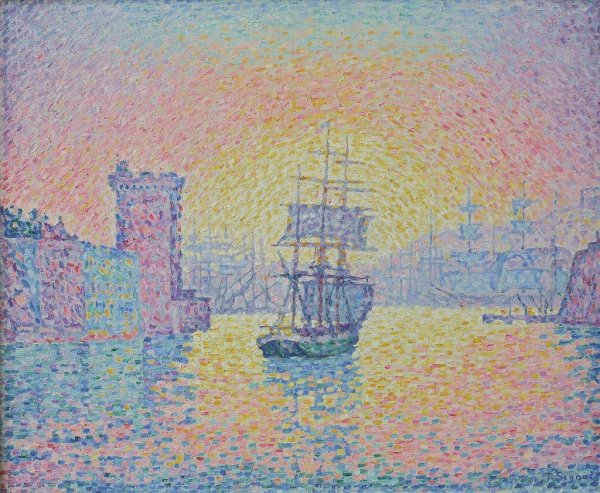 Поль Синьяк гавань в Марселе