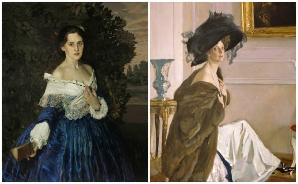 Константин сомов, «дама в голубом», 1897—1900