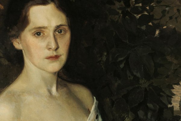 «Портрет дамы в голубом». Константин сомов