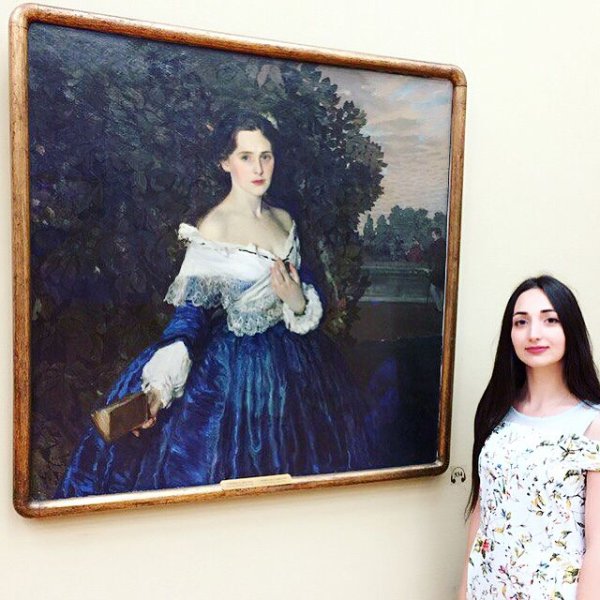 Константин Андреевич сомов дама в голубом