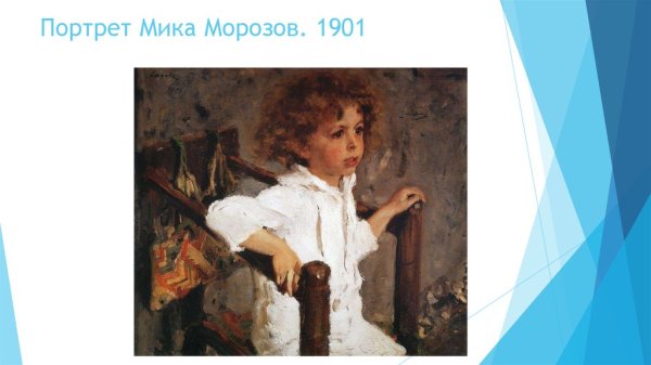 Портрет Мики Морозова Серов