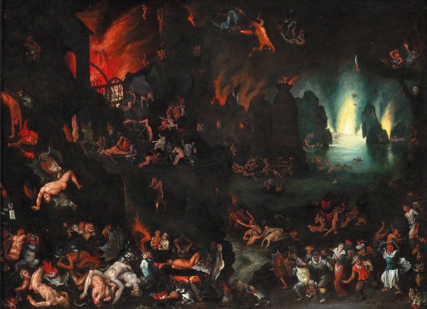 Ян брейгель старший Эней в аду