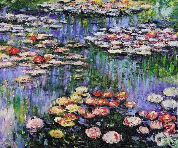 Импрессионизм Клод Моне лилии
