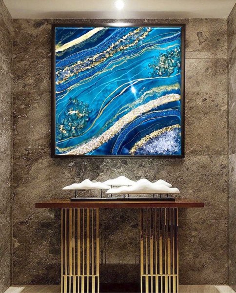 Море эпоксидной смолой