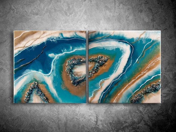 Море эпоксидной смолой Resin Art