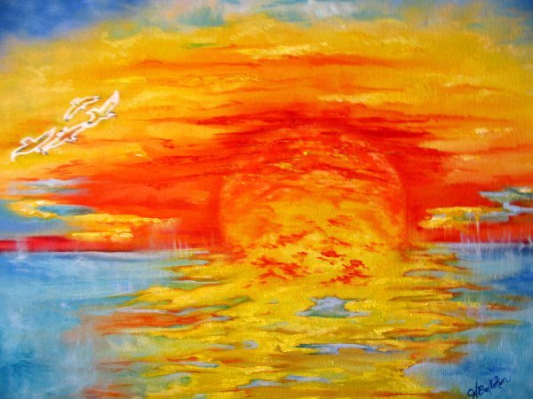 Картина солнце