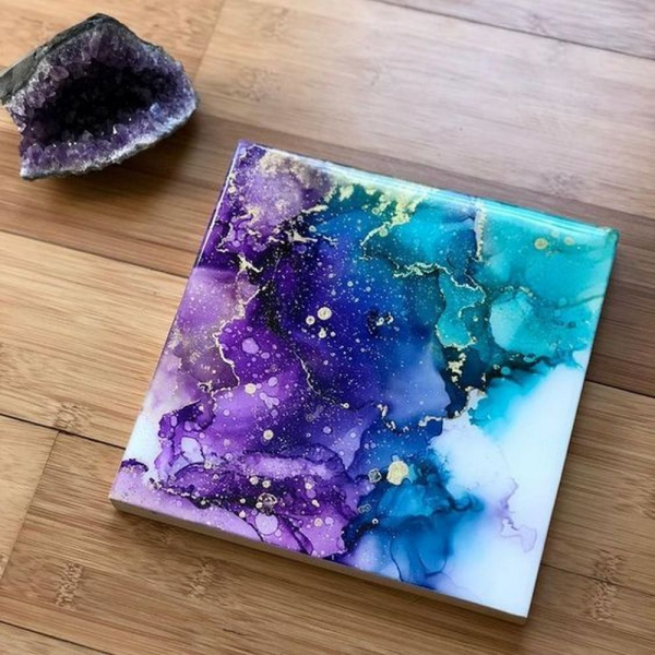 Рисование эпоксидной смолой