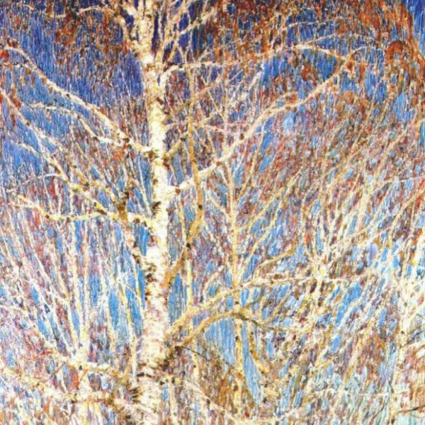 Описать картину Грабаря Февральская лазурь